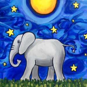 Night Sky Elephant