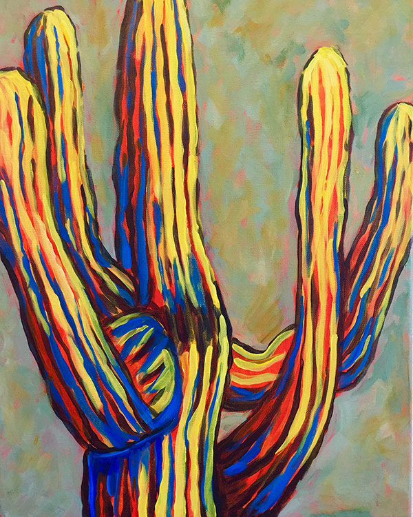 Painted Saguaro