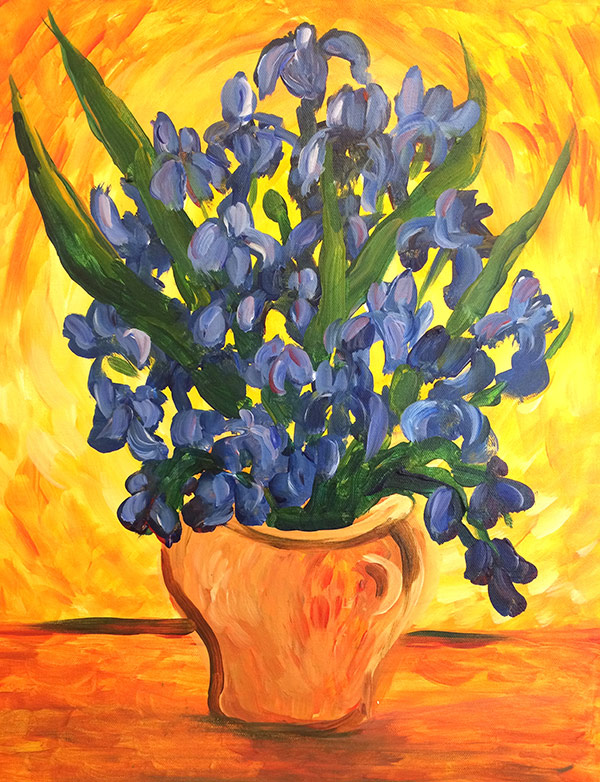 Van Gogh Iris Still Life