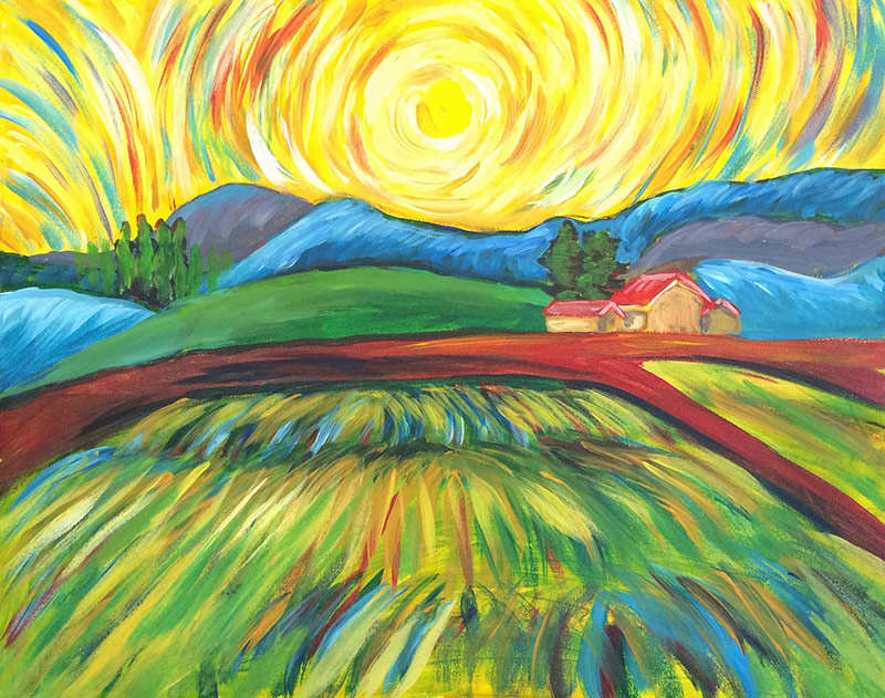 Van Gogh Sunrise