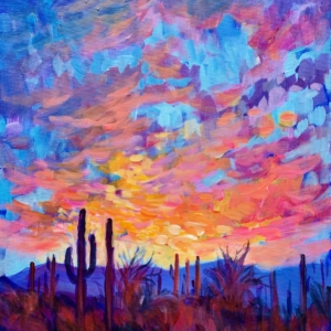 Mosaic Desert Sunset (3 hr)