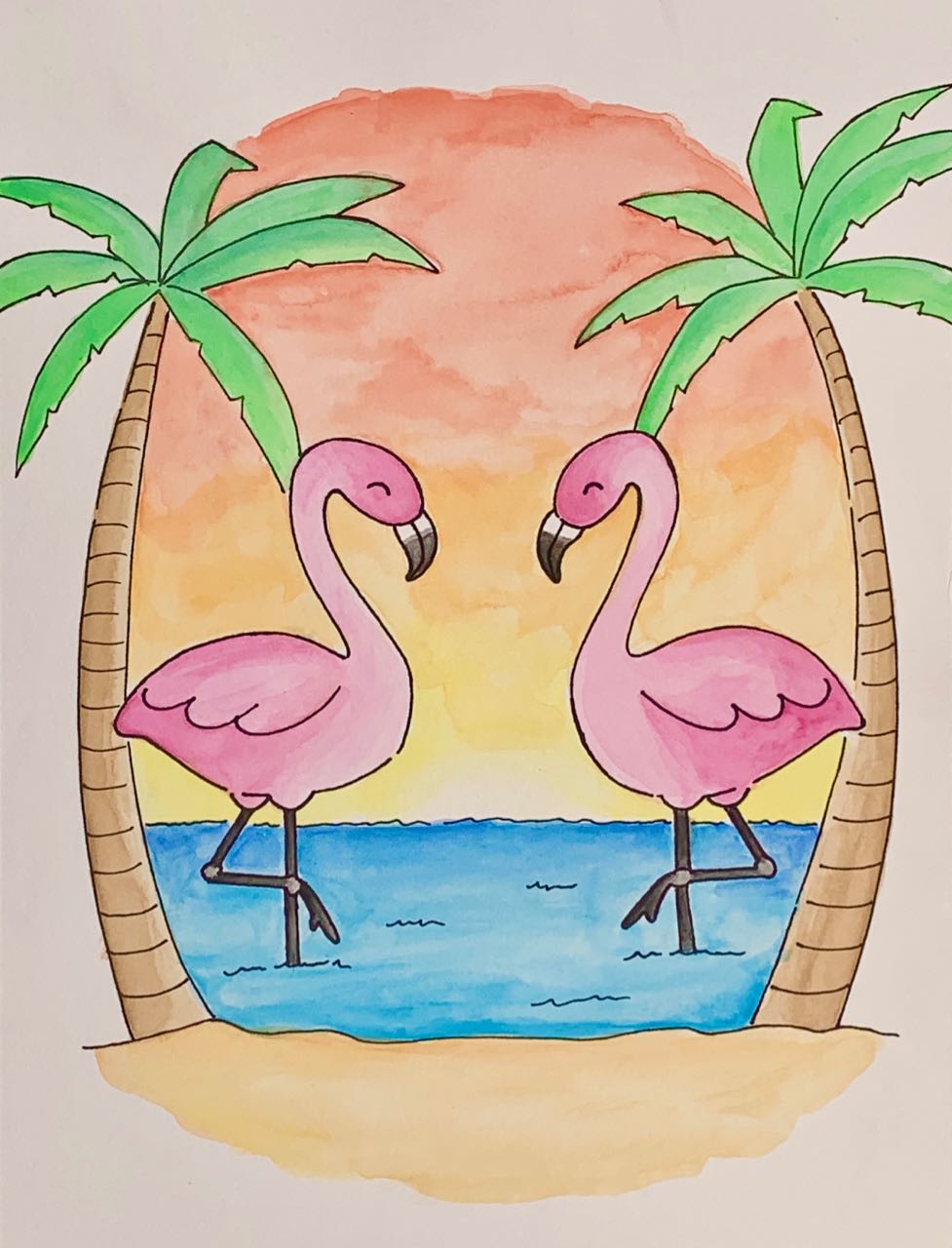 Flamingo Palms